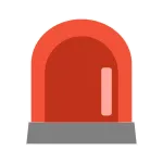 Rotary Beacon Light SVG Icon